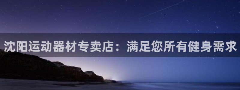 意昂体育3软件：沈阳运动器材专卖店：满足您所有健身需