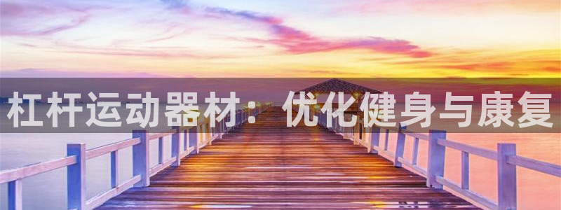 意昂3娱乐平台：杠杆运动器材：优化健身与康复